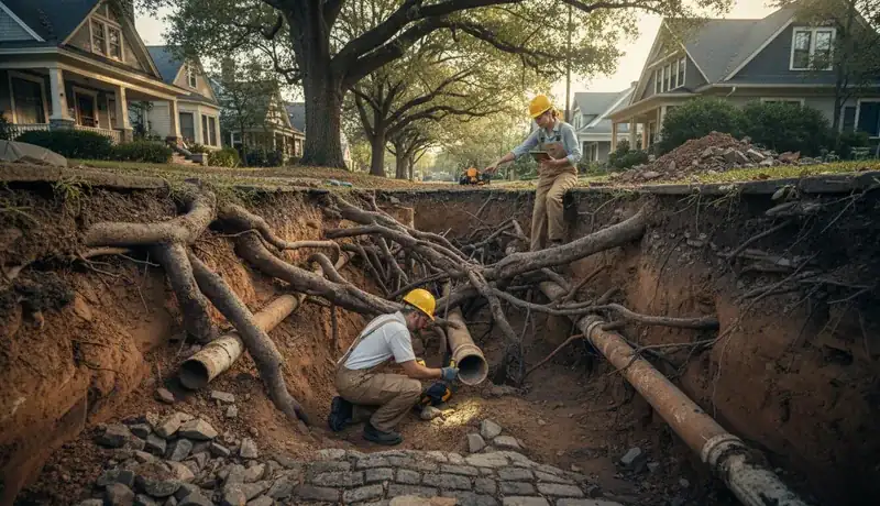 Expert Plumbing Pro - how-tree-roots-affect-underground-pipes-in-established-neighborhoods