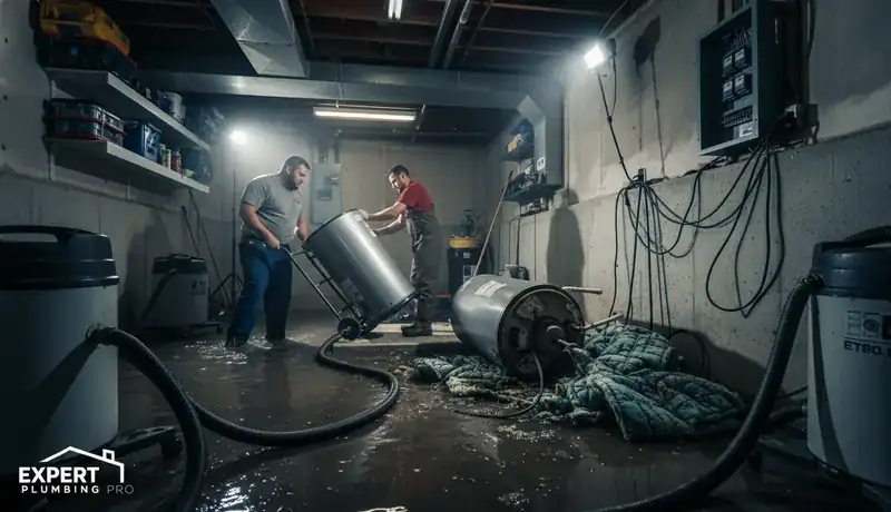 Expert Plumbing Pro - emergency-water-heater-replacement-for-a-flooded-basement-in-westminster