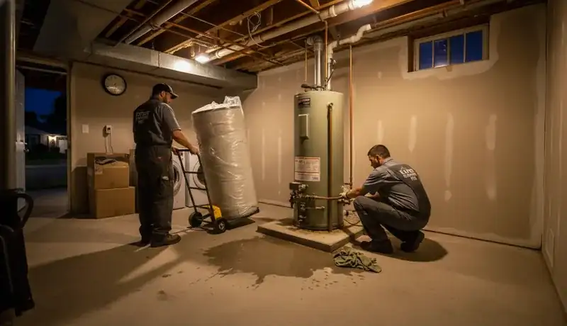 Expert Plumbing Pro - late-night-water-heater-failure-and-replacement-in-a-westminster-home
