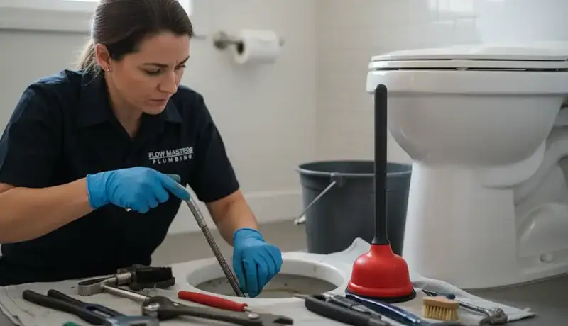 Expert Plumbing Pro - clogged-toilet-repair