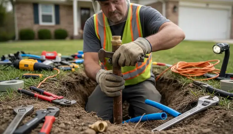 Expert Plumbing Pro - main-water-line-repair